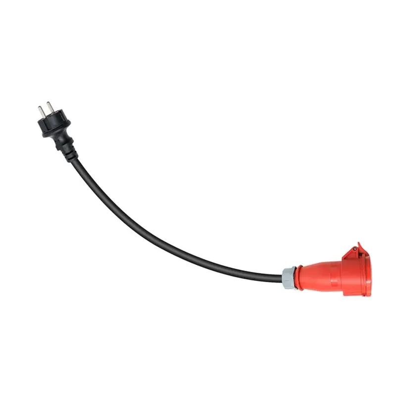 

【Электронные аксессуары】Портативный адаптер для электромобилей 16А, 3 фазы, 11 кВт, с разъемом Schuko на гнездо CEE Red Power, для подключения к розеткам ЕС