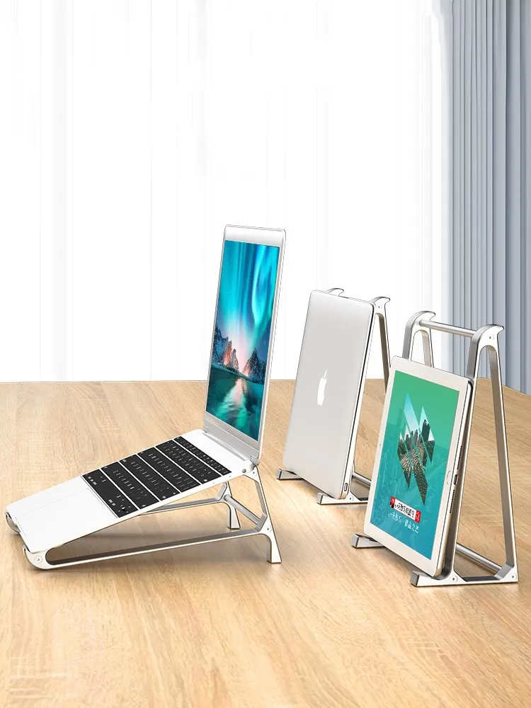 

Laptop Stand Portable Laptop Stand Aluminium Foldable notebook Stand Compatible with 10 to 15.6 Inches Laptops For Macbook Lenov