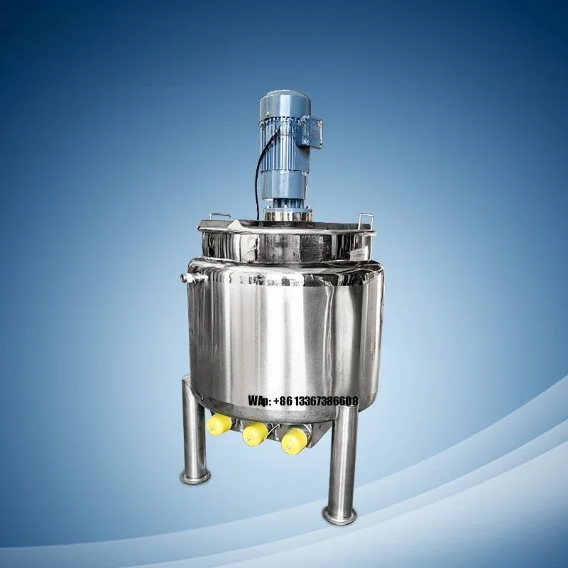 500 Liter Chocolate Melting Mixing tank Double Jacket Heating Mixer Stainless Steel Heater Agitator tank