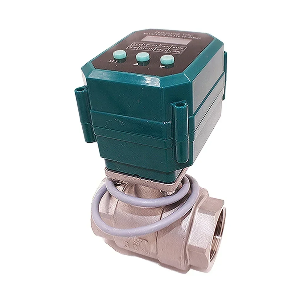 2026 4. 24V 12VDC Flow Control Valve Dn15 Dn20 Dn25 Electric model number CTF-001 4-20mA
