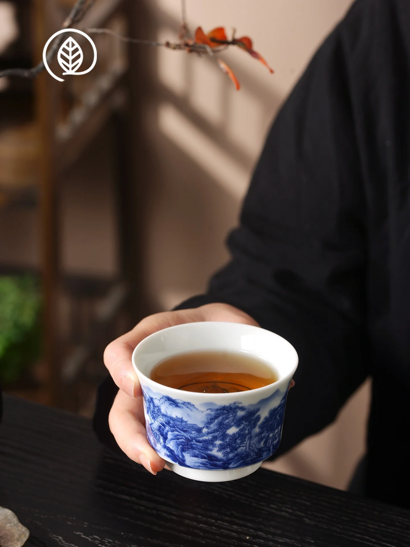 

Jingdezhen Blue And White Cerc Hoof Tea Cup Master Cup Gongfu Tea Cup Personal High End Gift Cup Traditional Chinese...