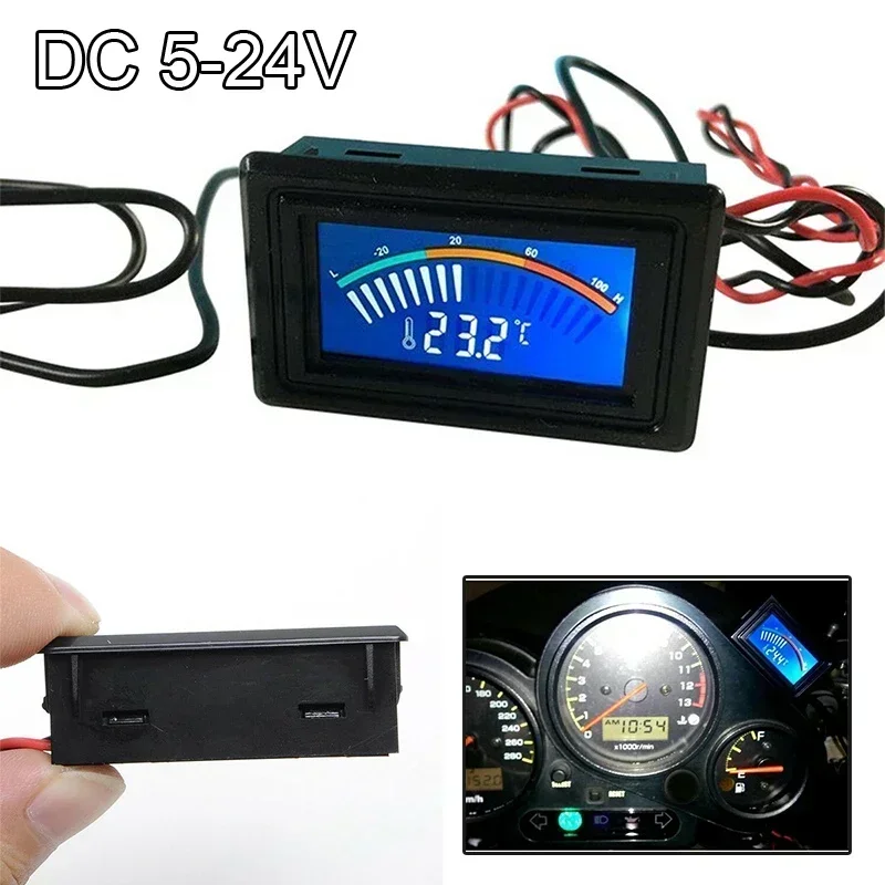 

Набор водостойких мини-аксессуаров, цифровой термометр, дисплей температурного охлаждения, индикатор, Измеритель Панели, измеритель для автомобиля, мотоцикла