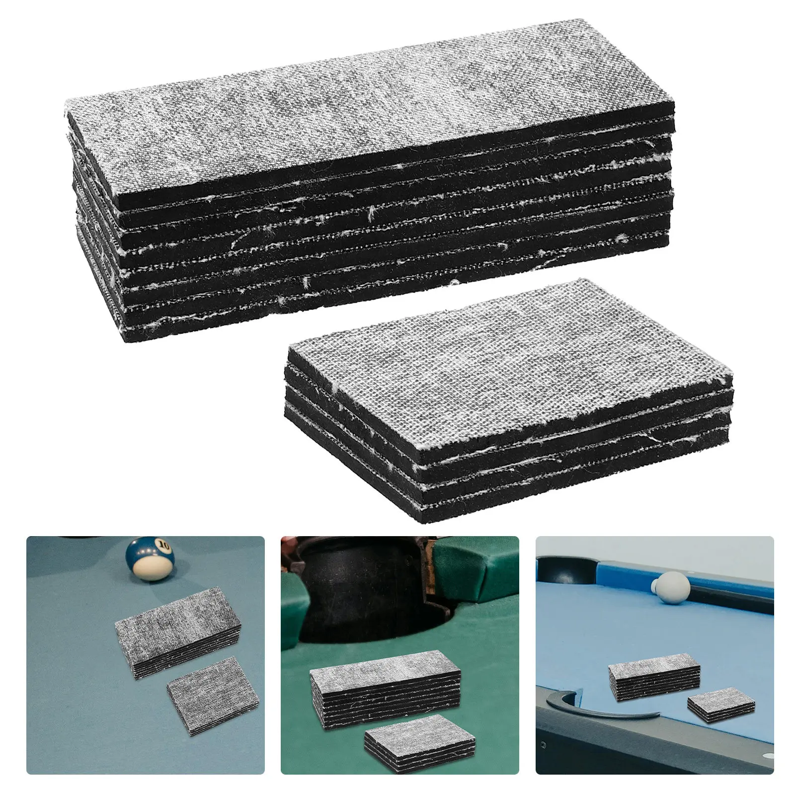 

12Pcs Pool Table Rubber Billiard Table Drop Cushion Set Impact Resistant Long Life Easy Fit Comprehensive Protection