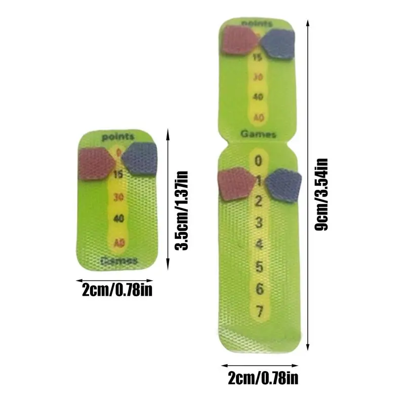 Tennis Game Score Keeper Padel Score Keeper For Racket Tennis Match Scoreboard For Tenis Player Tear Easy Without Glue