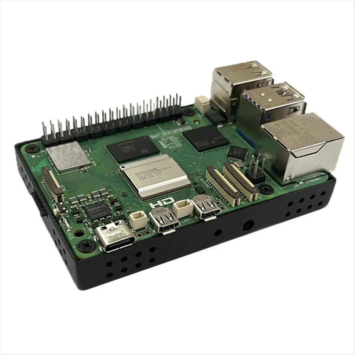 AU32-USB Audio Sound Card Module HAT for Raspberry Pi 5 with Earphone Jack Buzzer Speaker for RPi 5