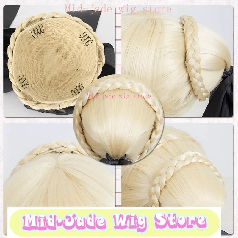 منتصف اليشم شعر مستعار مخزن أنيمي الأسود صابر بلدي الملك شعر مستعار تأثيري مصير تأثيري الباروكات لعبة زي الدعامة شعر مستعار اصطناعي ألياف مقاومة للحرارة