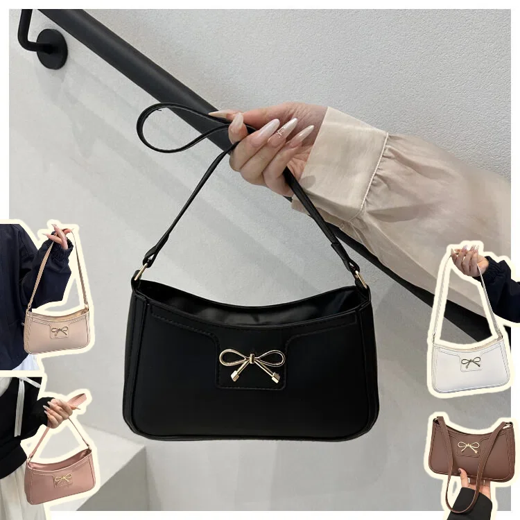 

Женская сумка с бантом, корейская модная сумка через плечо для осенне-зимних поездок на работу