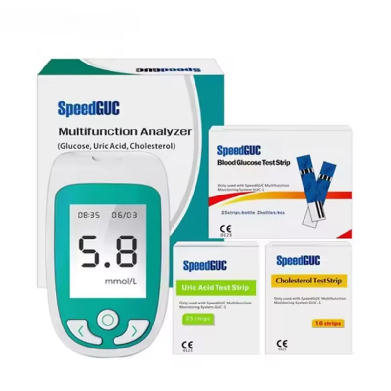 

Бытовой 3 в 1, многофункциональный монитор уровня глюкозы в крови, измеритель холестерина, мочевой кислоты, глюкометр, диабет, подагры, тест-полоски
