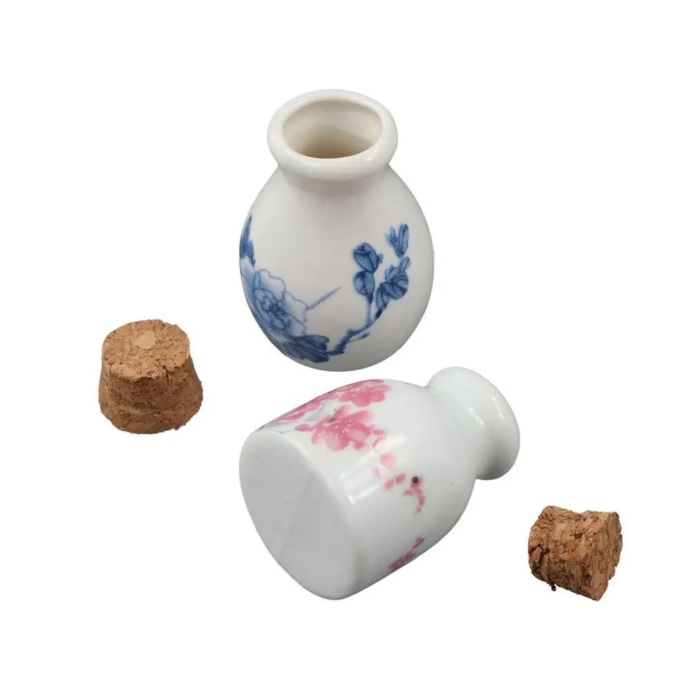 

Professional Mini Acrylic Liquid Glitter Powder Bottle Ceramic Wood Lid DIY Nail Art Tools Magpie Peony Dish Bowl Cup Women