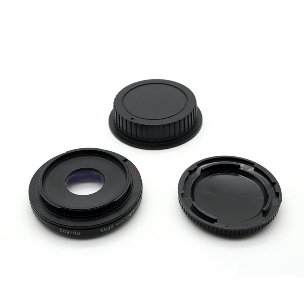 FD - EF For Canon FD lens Canon EOS EF camera Mount Adapter Ring EF-S EFS with Correction Glass Focus to infinity