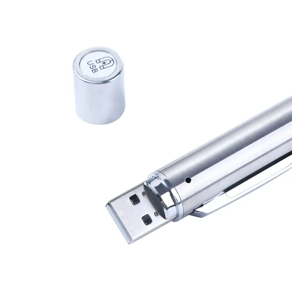 

Clip Stainless Steel Led Flashlight Mini LED Pen Multi Function Nursing Handy Pen Doctor Nurse Pen LED Pen Light Penlight Torch