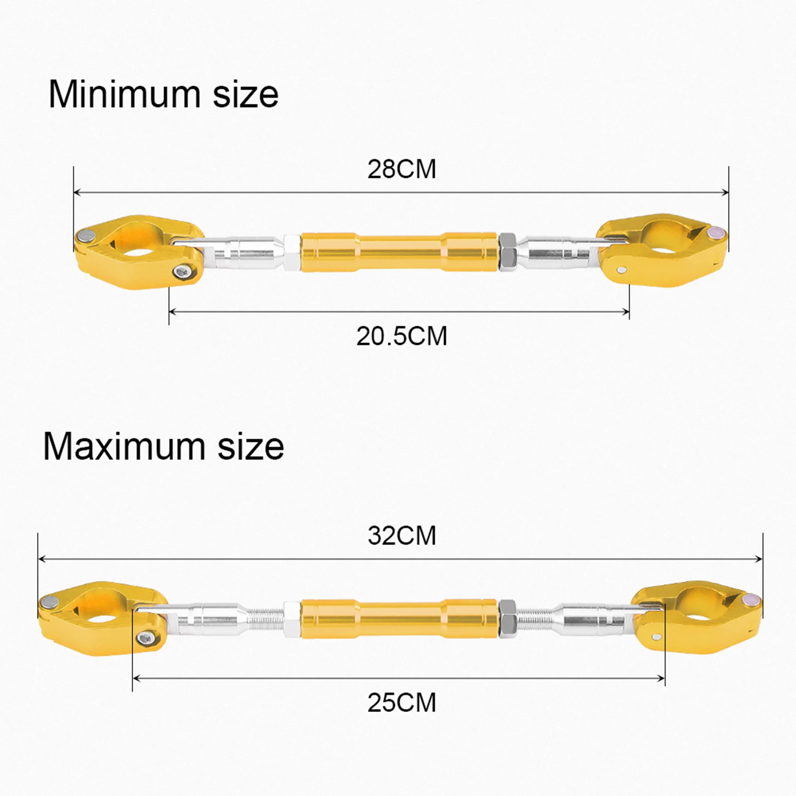 Adjustable Balance  Handlebar  Adjustable Aluminium Alloy Motorcycle Balance  Handlebar Strengthen Lever Bar