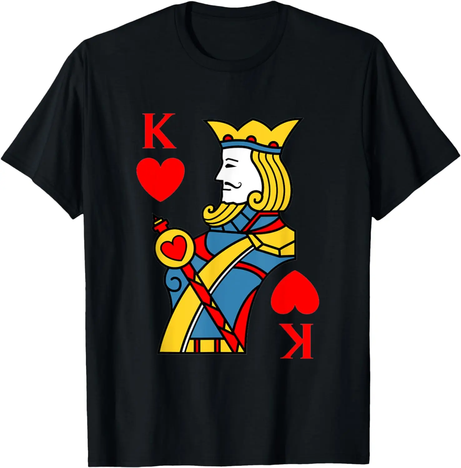 King of Hearts Playing Card Costume Halloween Deck of Cards T-Shirt