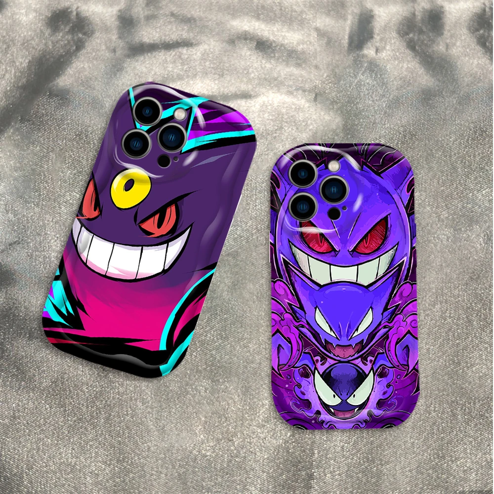 

Anime P-Pikachu-G-Gengar Cover 3D Wave Phone Case For HUAWEI P30 P40 MATE 30 40 NOVA 5T 7 9 10 SE 11 20 50 90 X50I Silicone Case