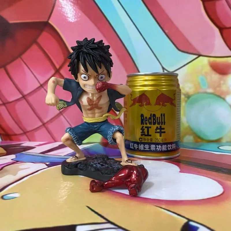 Bandai – figurine de dessin animé une pièce, modèle d'action Luffy, cadeau d'anniversaire, châssis de bureau, poupée, ornements, Collection de Transformation