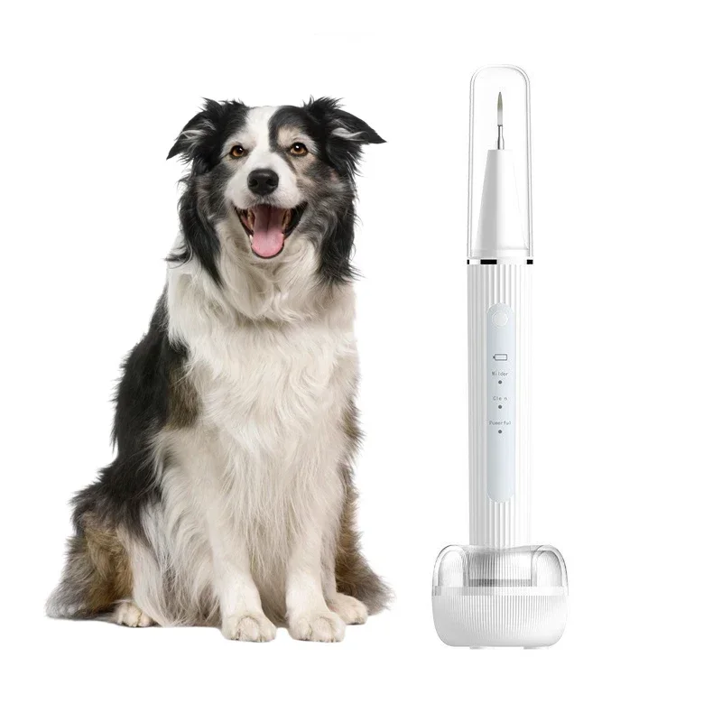Ultrasonic Pet Toothbrush Dogs Small Animals Electric Tooth Cleaner Dental Calculus Removal Home Clinic Use Medium Large Dogs