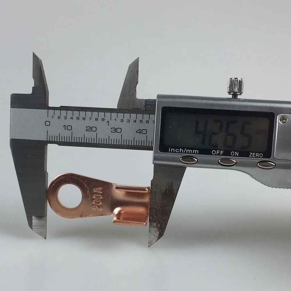 5 Pcs OT-200A Open Vat Rood Koper Ring Lug Batterij Terminals Wire Crimp Connector Crimp Terminal Voor Draad