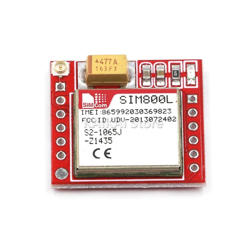 Smallest SIM800L GPRS GSM Module MicroSIM Card Core BOard Quad-band TTL Serial Port