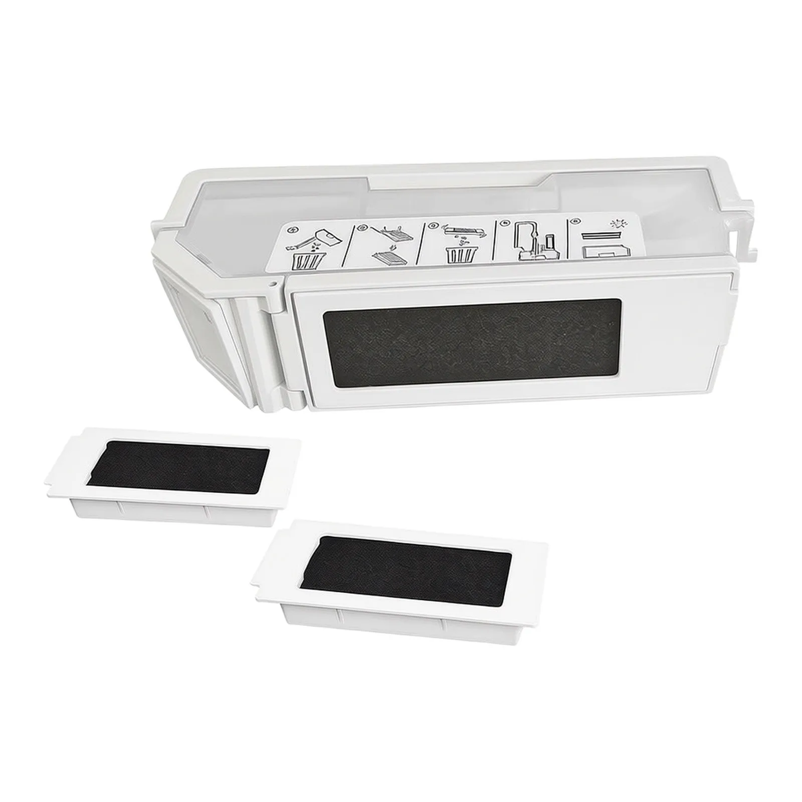 Compatible Dustbin For Ecovacs Advanced Filtration Advanced Filtration As Shown Robot Vacuum Dustbin Captures Fine Particles