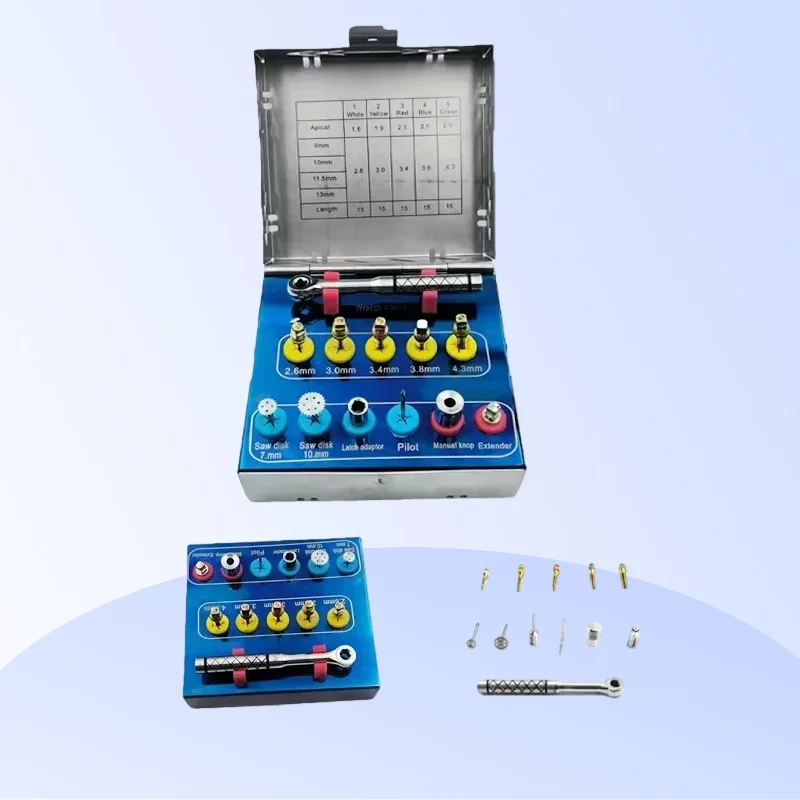 

1Set Dental Bone Expander Kit Sinus Lift 12 Pcs Implant Surgical Instruments Dental Laboratory Equipment