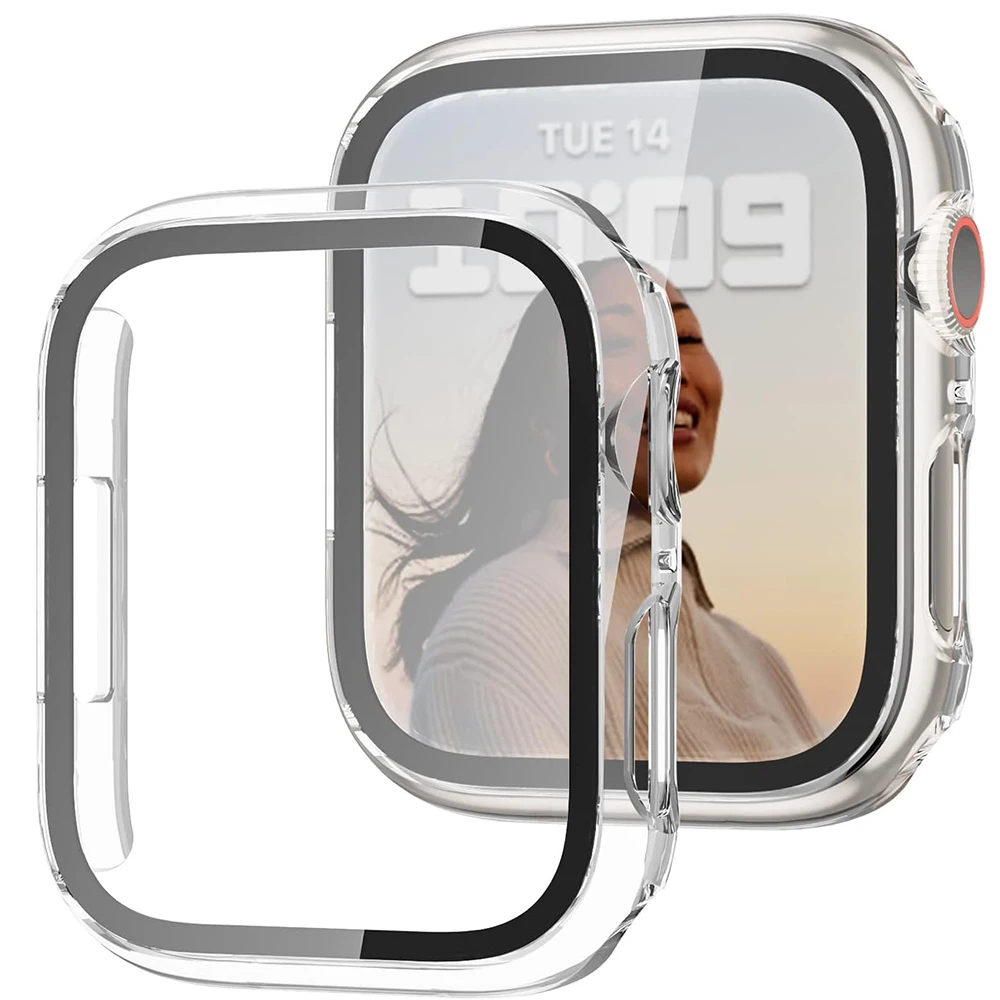 Displayschutzfolie Hülle für Apple Watch Series 11 10 Ultra 3 2 SE 49MM 46MM 42MM 45MM 41MM 44MM Schutzfilm Zubehör