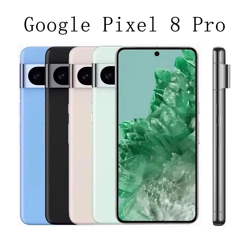 Telefono cellulare originale sbloccato Google Pixel 8 Pro 12G + 128GB 5G 8pro 6.7 "Google Tensor G3 50MP e doppio 48MP Triple e-Sim Celphone