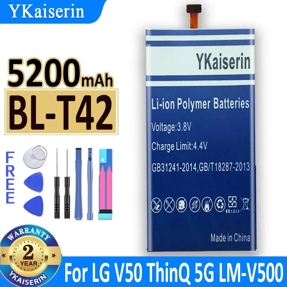 YKaiserin Battery For LG V20 V30 V30+ V40 ThinQ V50 ThinQ 5G H990 H930 H932 F800 Q710 LM-V500 V500N V500EM v500xm