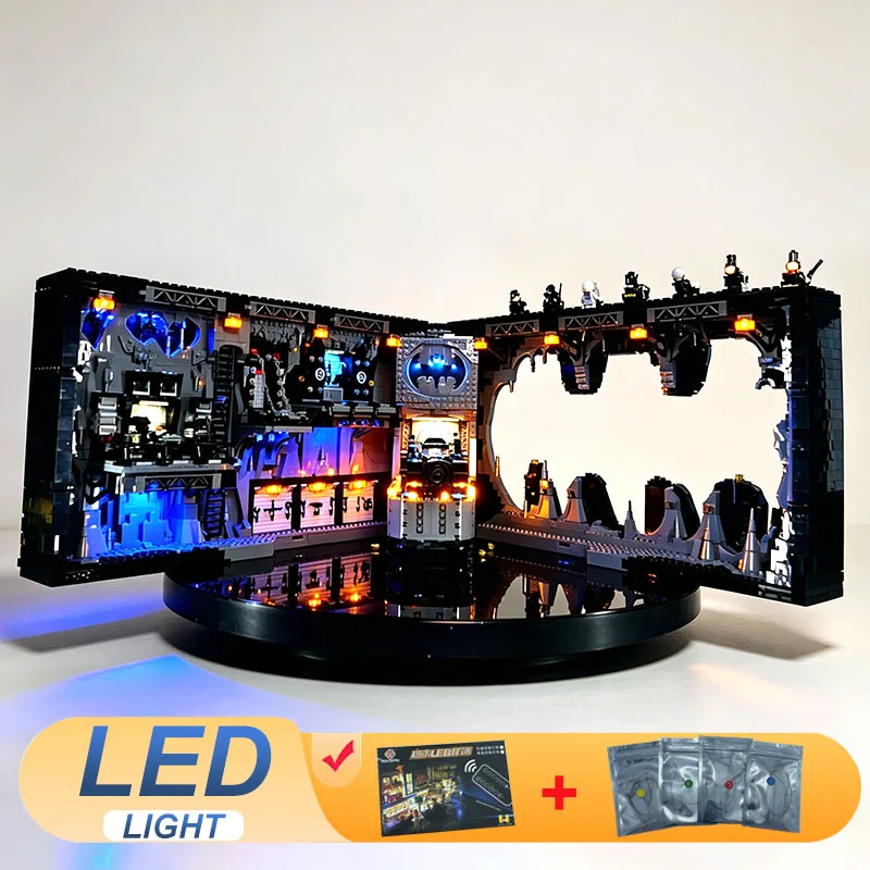 

Комплект светодиодных ламп для LEGO 76252 Batcave Shadow Box, лампа для самостоятельной сборки, игрушки, рождественский подарок (не включает строительные блоки, кирпичи, наборы, модели)