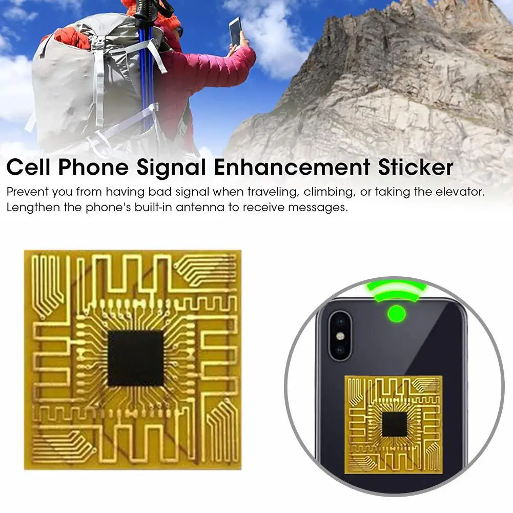 Cell Phone Signal Enhancement Stickers Outdoor Mobile Amplifier Internet Antenna Booster - Boost Your Phone's Reception with The