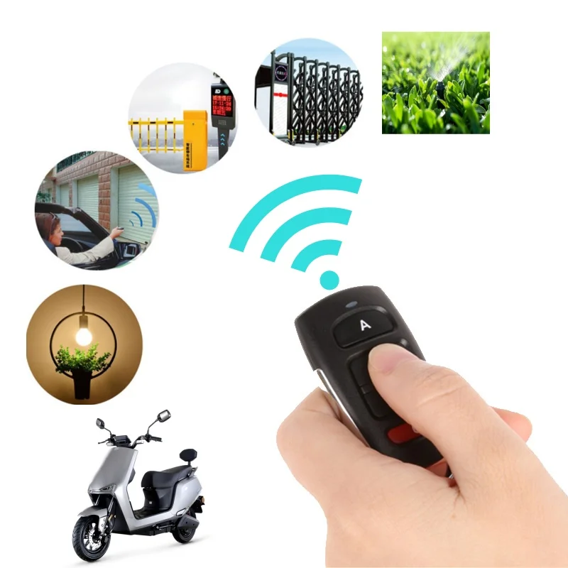 Wireless RF 315MHz/433MHz Remote Control Copy Code Garage Door Gate Duplicator 433MHz Key Remote Opener