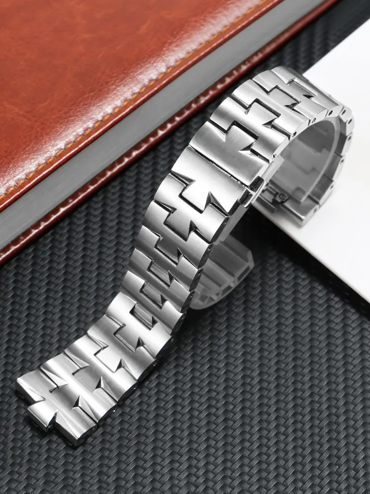 Suitable for Vacheron Constantin Vertical and Horizontal Series 4500 4520 5520V Quick Release Stainless Steel Watch Strap 7/8mm