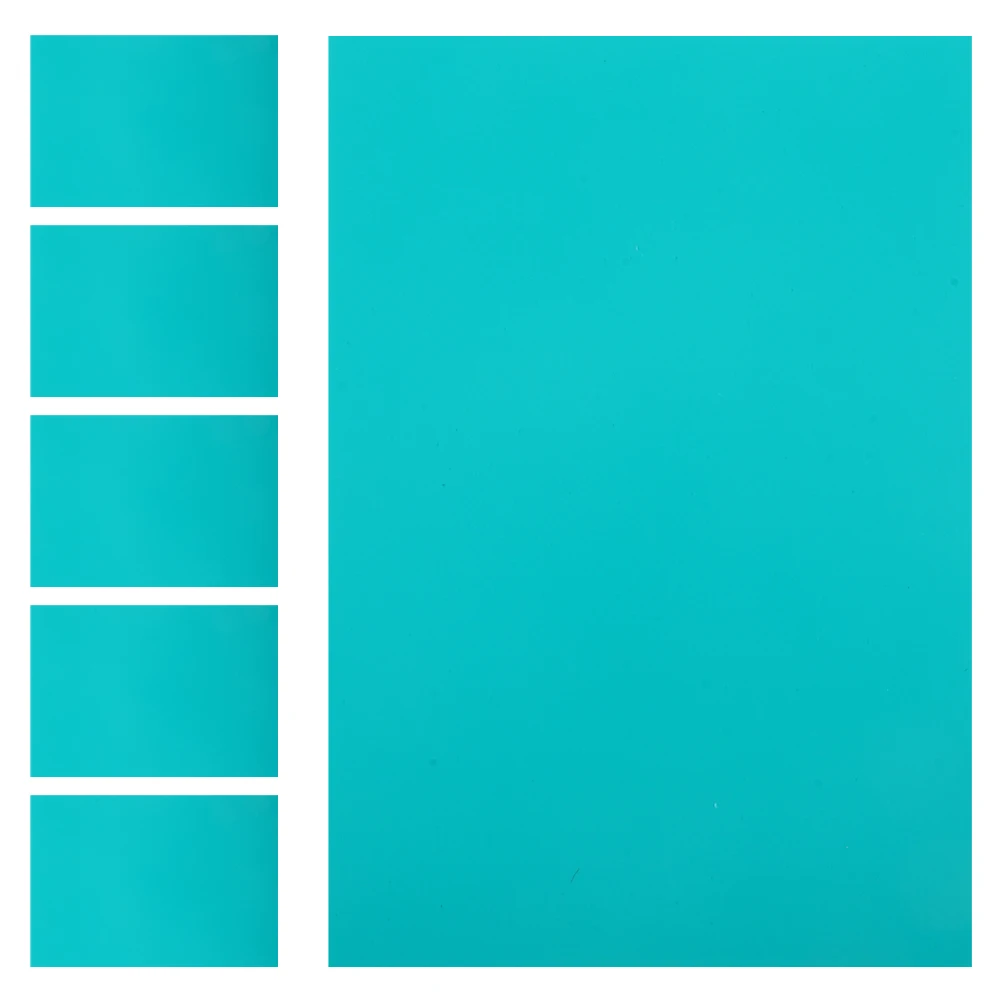 6 Pcs Linoleum Printmaking Kit Soft Carving Blocks Long Lasting PVC Sheets Craft Engraving Plates Detailed Stamps Smooth Cutting