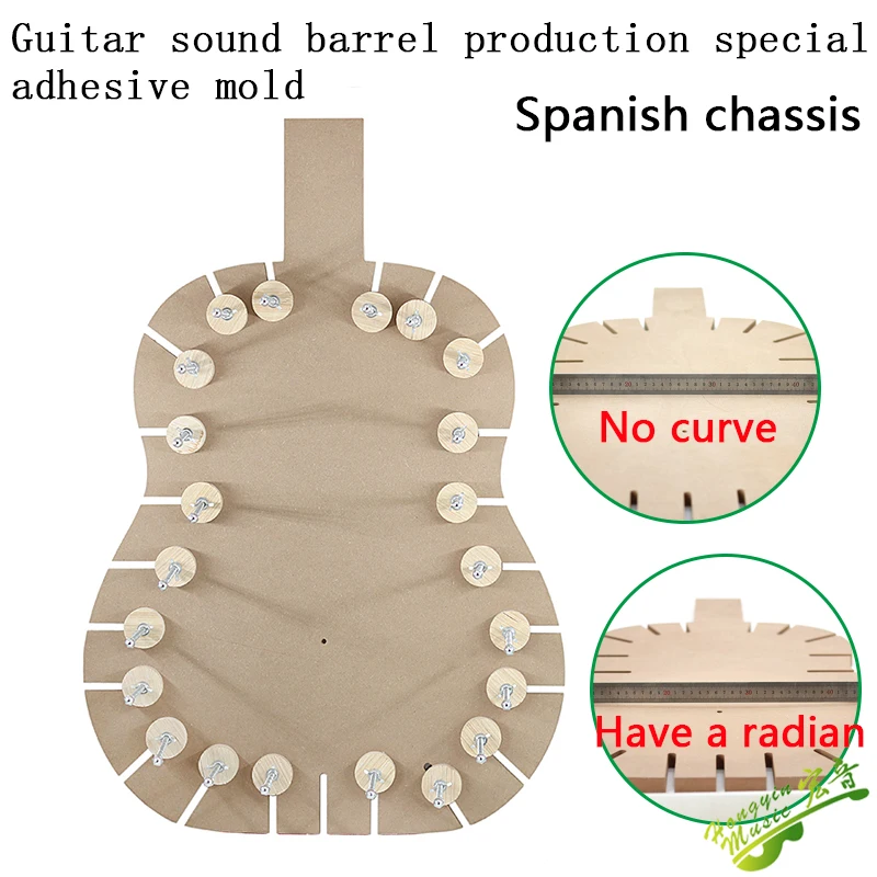 Guitar Making Special Mold Adhesive Making Guitar Body Mould Homemade Guitar Body Tools High-density Board Iron Making Tools