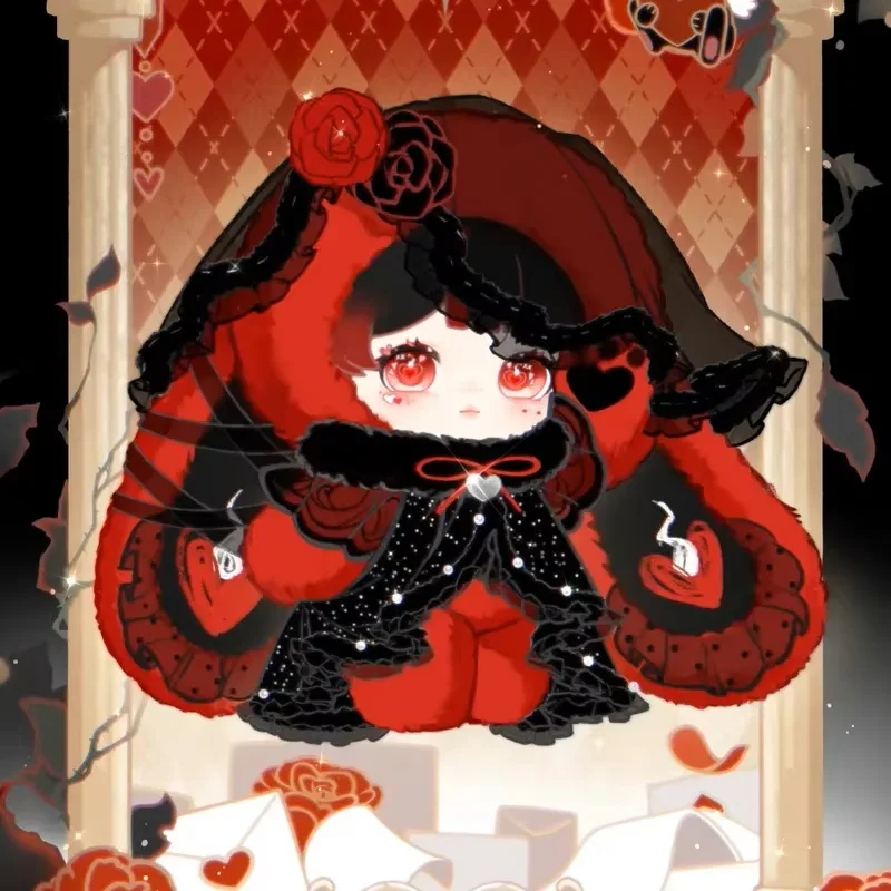 

Genuine New Product Three Treasures Darlene Love Poem - Valentine's Day Limited 600% Blind Box Plush Keychain Display Girl Gift