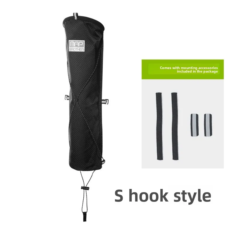 New Trekking Poles Bag Hiking Poles Bag Lightweight Waterproof Portable Fish Bone Pocket Opening Tightening Buggy Bag Cane Bag