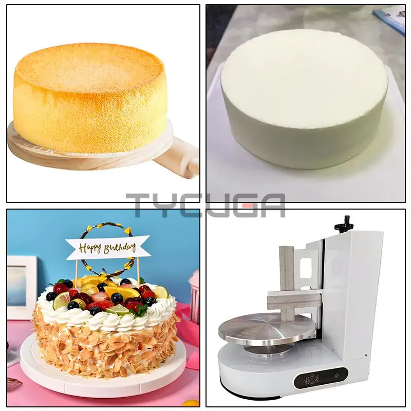 Cake Cream Spreading Coating Automatic Filling Machine Electric Cake Bread Cream Decoration Spreader Smoot Baking Machine 110V