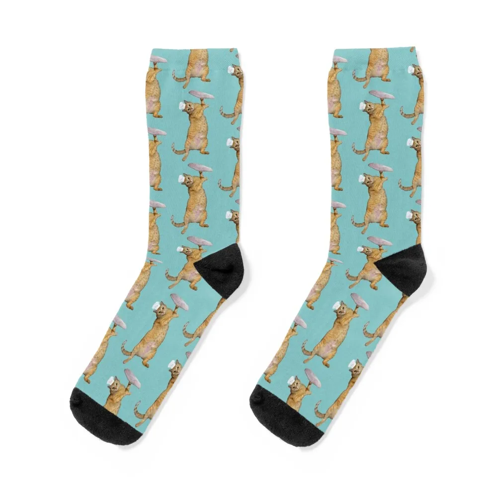 

Cat Flippin' Pizza Socks Running hiking summer Sports Socks Ladies Men's