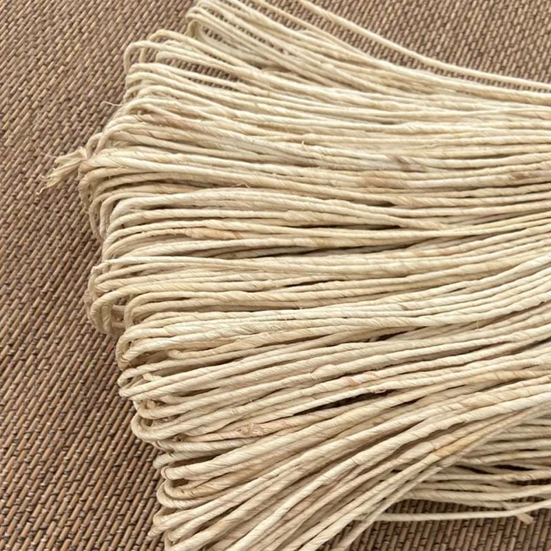 20 Meters Natural Cron Skin Braids Rope Handmade Weaving Diy Crafts Straw Materia Homestay Furniture Basket Wedding Gift Decor