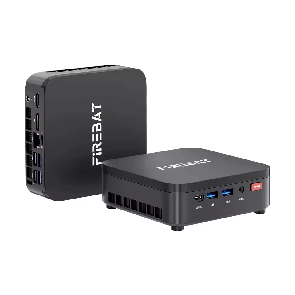 Firebat R3 Mini Pc Amd Ryzen 3 4300U 8Gb/16Gb Lpddr4 Ram 256Gb/512Gb M.2 Sata Ssd Windows 11 Pro Wifi 6 & Bluetooth 5.2 Desktop Mini Pc voor thuiskantoor & entertainment