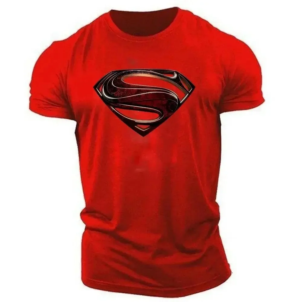 Camiseta de Manga Corta con Estampado 3D de Batman Battle Suit 2026 para Hombre, Moda Casual, Cosplay, Cuello Redondo, Verano