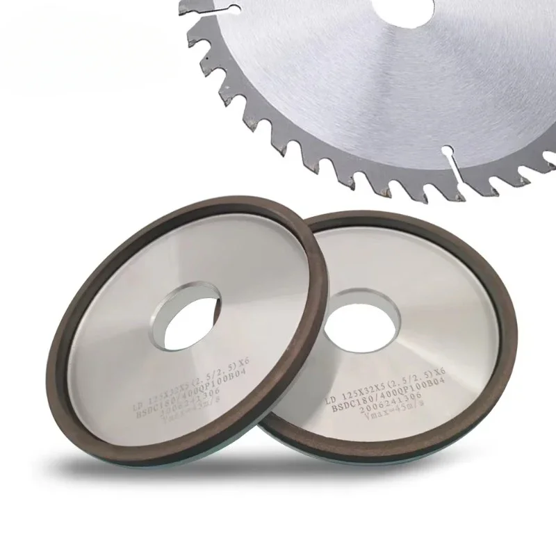 

125Mm Double Grain Resin Bonded Diamond Wheel Top Grinding Cutter Disc for Circular Saw Blade Grinder