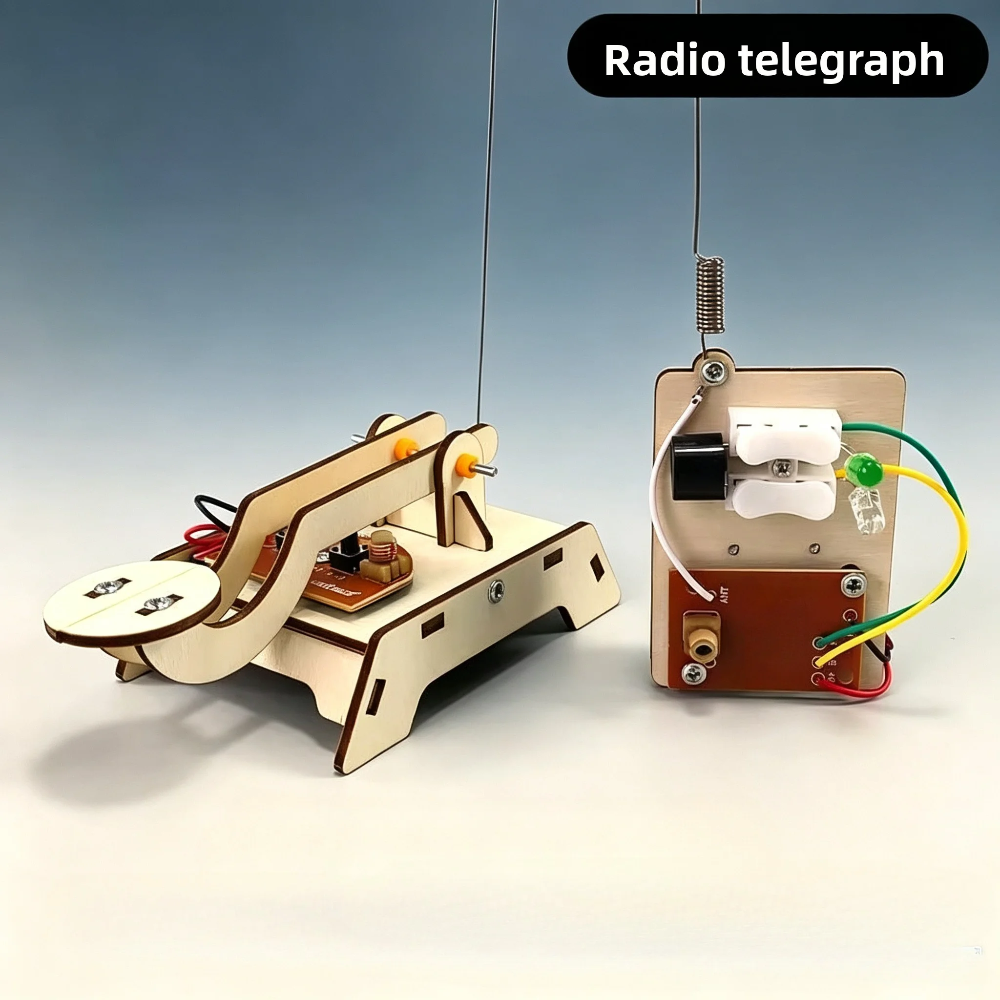 DIY Wireless Telegraph Models, Children's Science and Education Experiment Models, Science and Education Toys, DIY Gifts