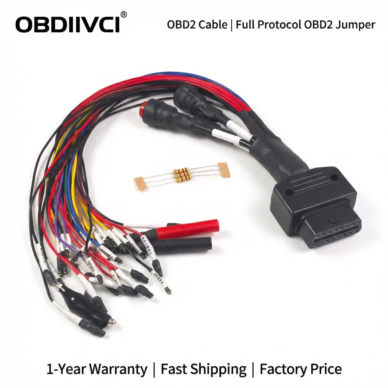 2025 Newest Professional Breakout Tricore Cable Full Protocol OBD2 Jumper Cable For MPPS KESSV2 Fgtech Byshut DisProg Bench Work