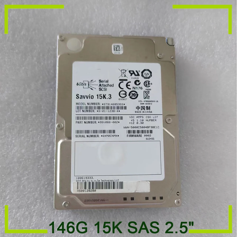 

For Server Hard Disk 146G 15K SAS 2.5" Hard drive ST9146853SS 9SV066-175