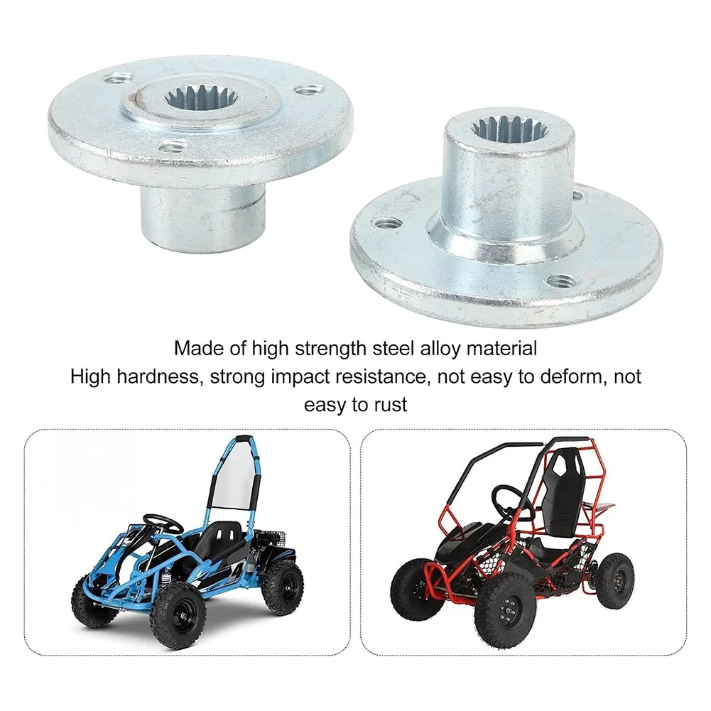 

Steel Alloy Shaft ATV Rear Wheel Hub For Off-road Riding 17T Stable Performance Wheel Hub Shaft Wheel Hub High Precision Studs