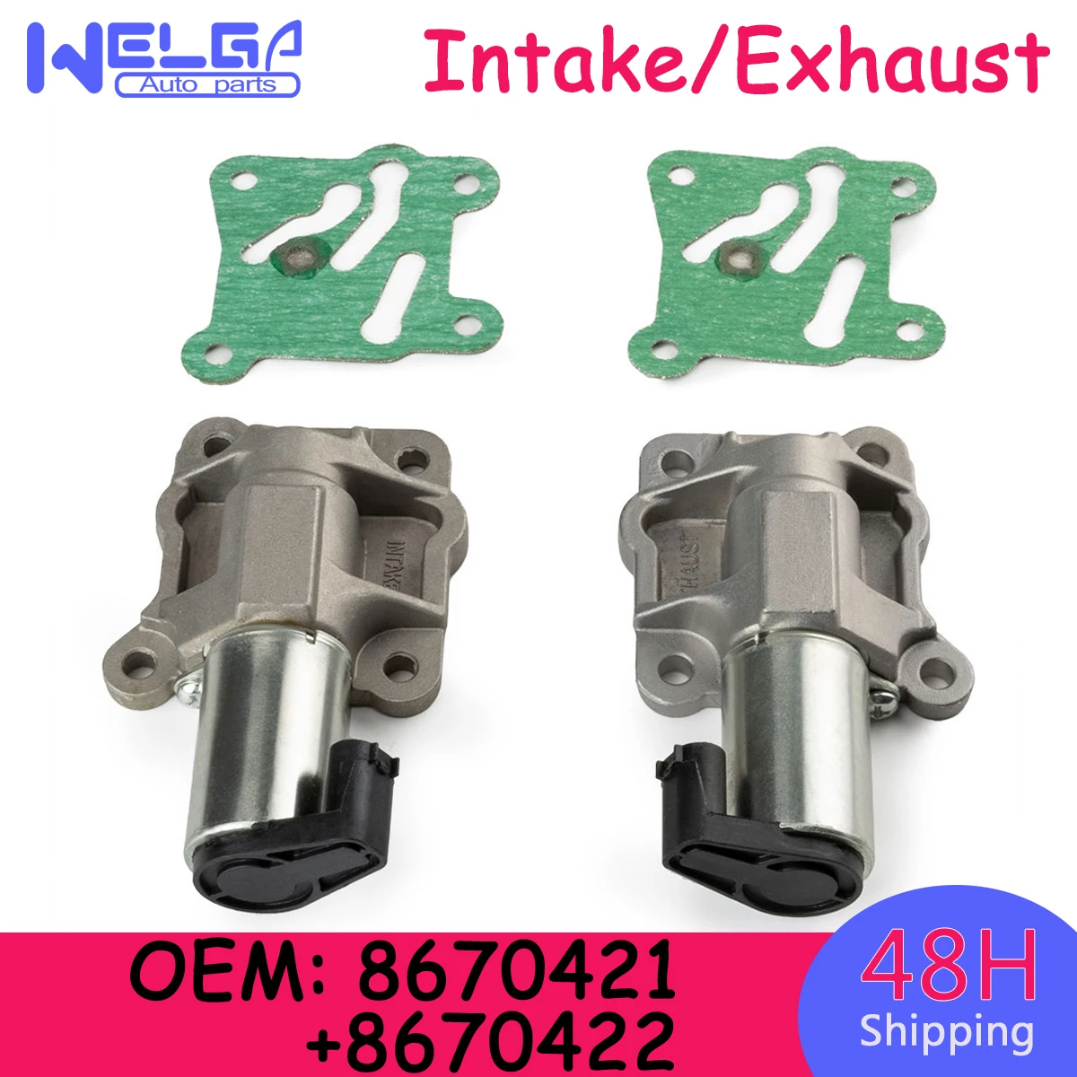 

Intake Exhaust Variable Control Timing VVT Solenoid Valve OEM# 8670422 8670421 36002146 36002145 For Volvo C70 S60 S80 V70 V70XC