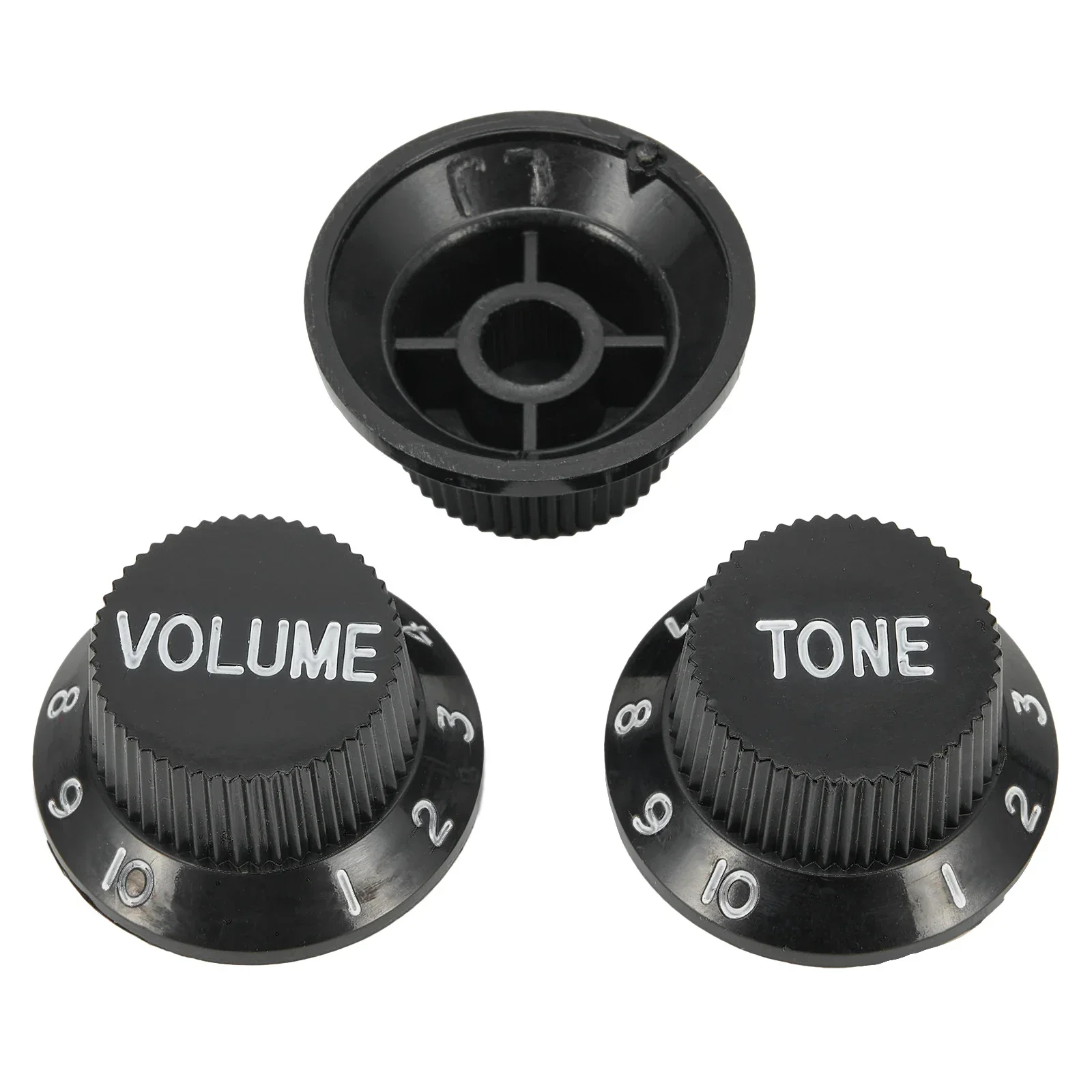 3 uds perilla de volumen perillas de Control de volumen para accesorios de guitarra perilla ST 1 volumen 2 tonos piezas de repuesto de coche