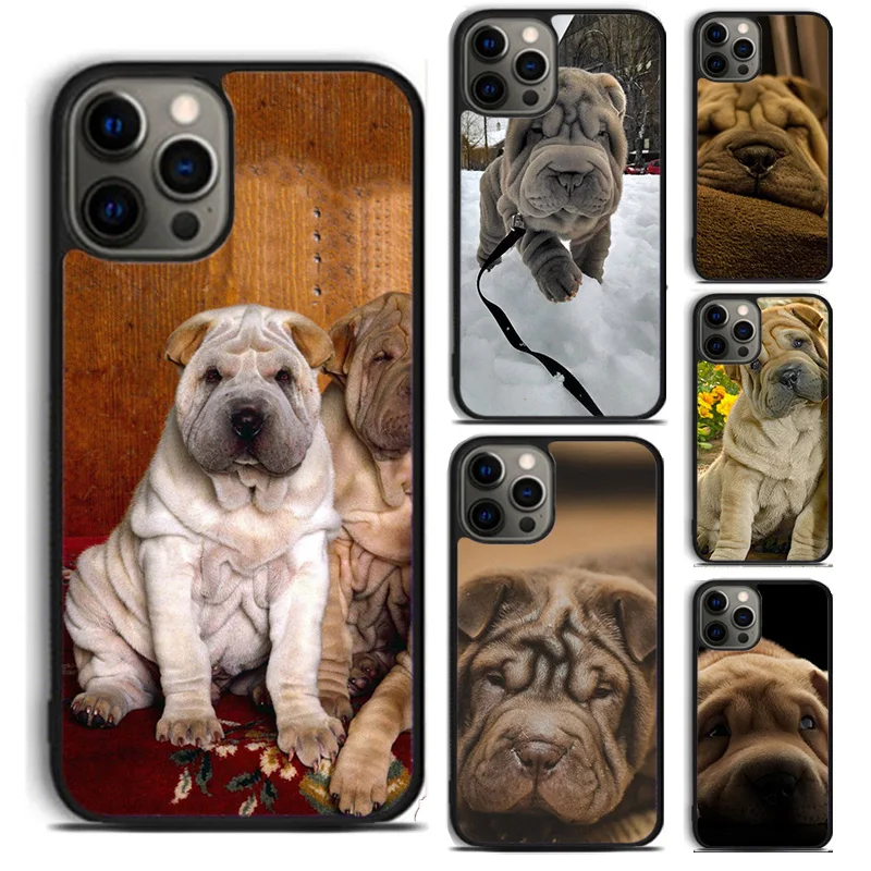 Shar pei dog English Springer spaniel Mum mummy phone Case For iPhone 16 15 14 Plus XR XS apple 16 11 12 13 mini Pro Max coque