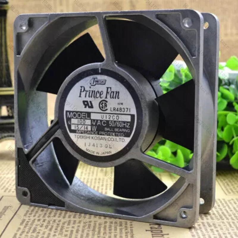 

Для Prince Fan 120*120*38 мм AC100V 50 Гц 15/14 Вт U12CO ШАРИКОВЫЙ ПОДШИПНИК