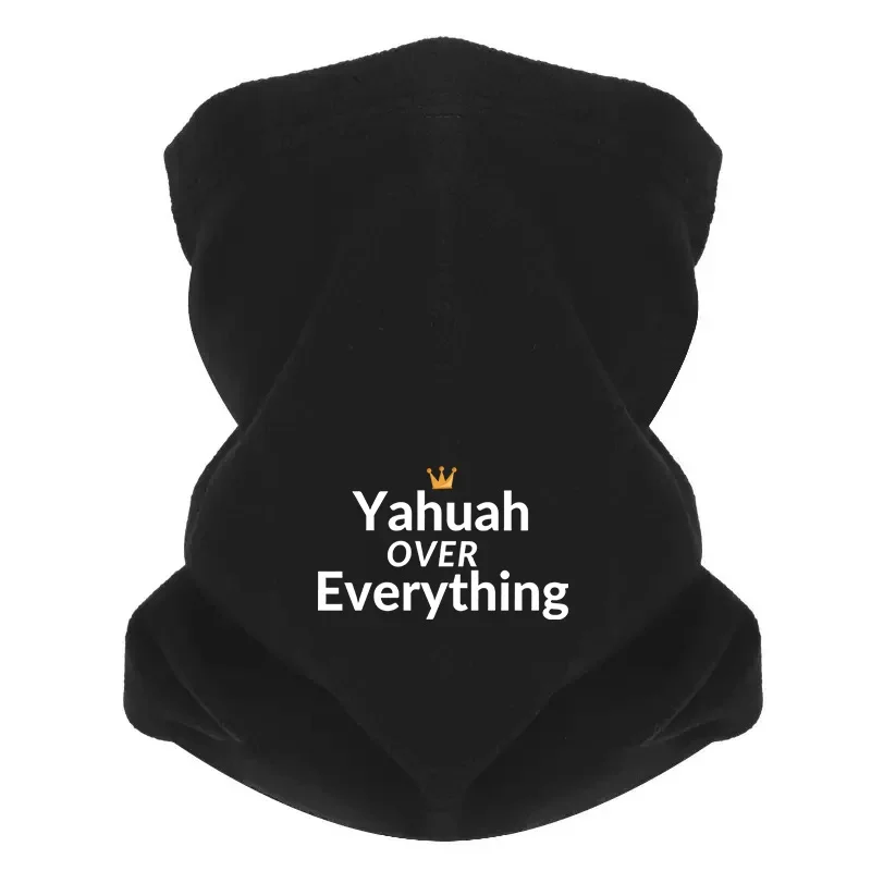 Yahuhah,Over Everything with crown. Men Outdoor Scarf Mask Neck Gaiter Hat Women cap Headgear Windproof Keep Warm Winter Multifu